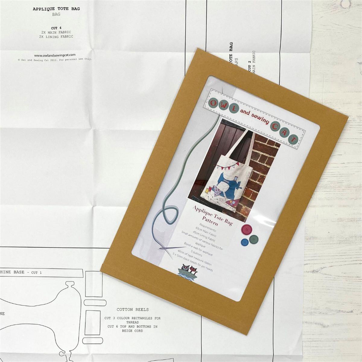 Owl & Sewing Cat Sewer's Paradise Bag Pattern SewingStreet