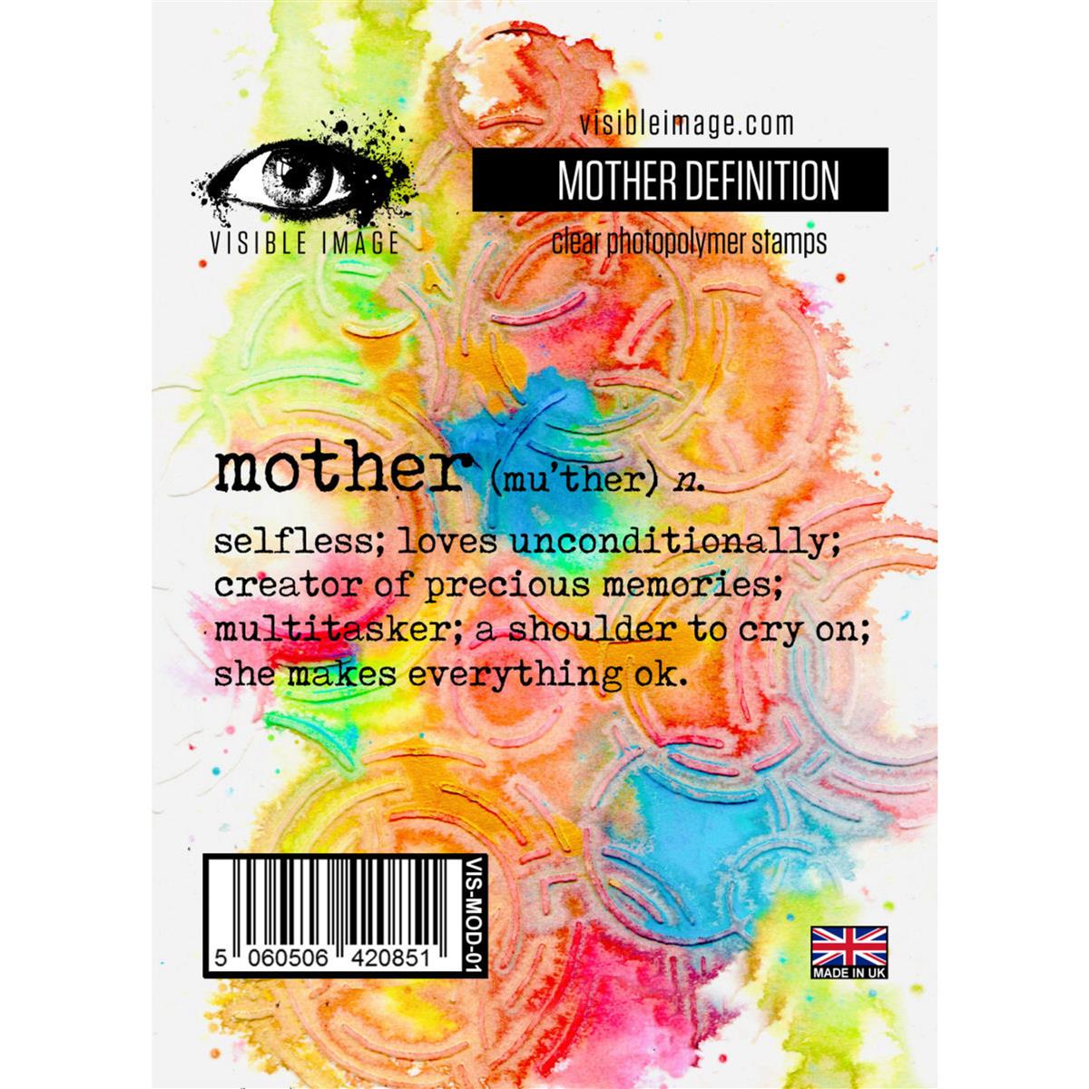 Visible Image Mother Definition Stamp