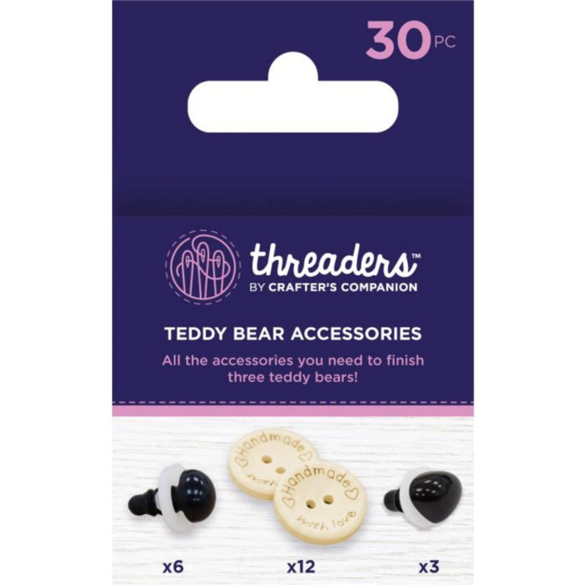 Threaders Teddy Bear Accessories Pack SewingStreet