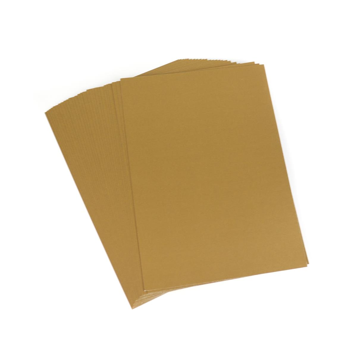 Hobbymaker. 300gsm pearl card. 30 sheets. Antique Gold | HobbyMaker