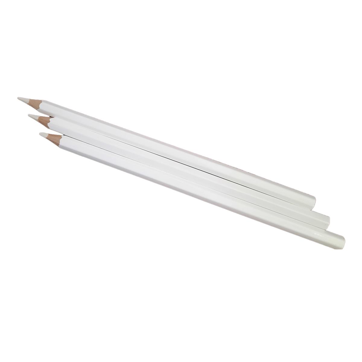 3 x White Lead Pencils HobbyMaker