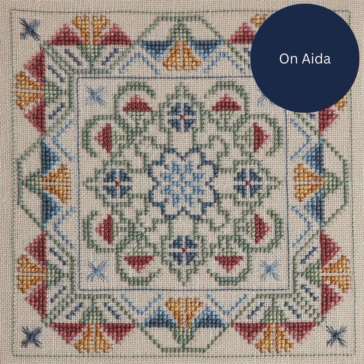 Cross Stitch Guild October Tile on Aida SewingStreet