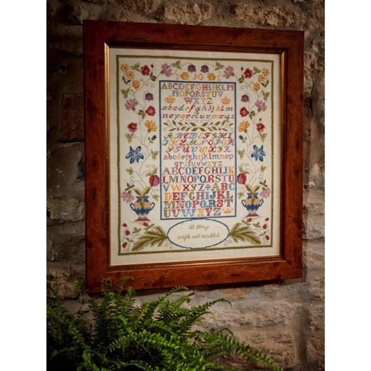 Cross Stitch Guild Fanciful Alphabets on Aida SewingStreet