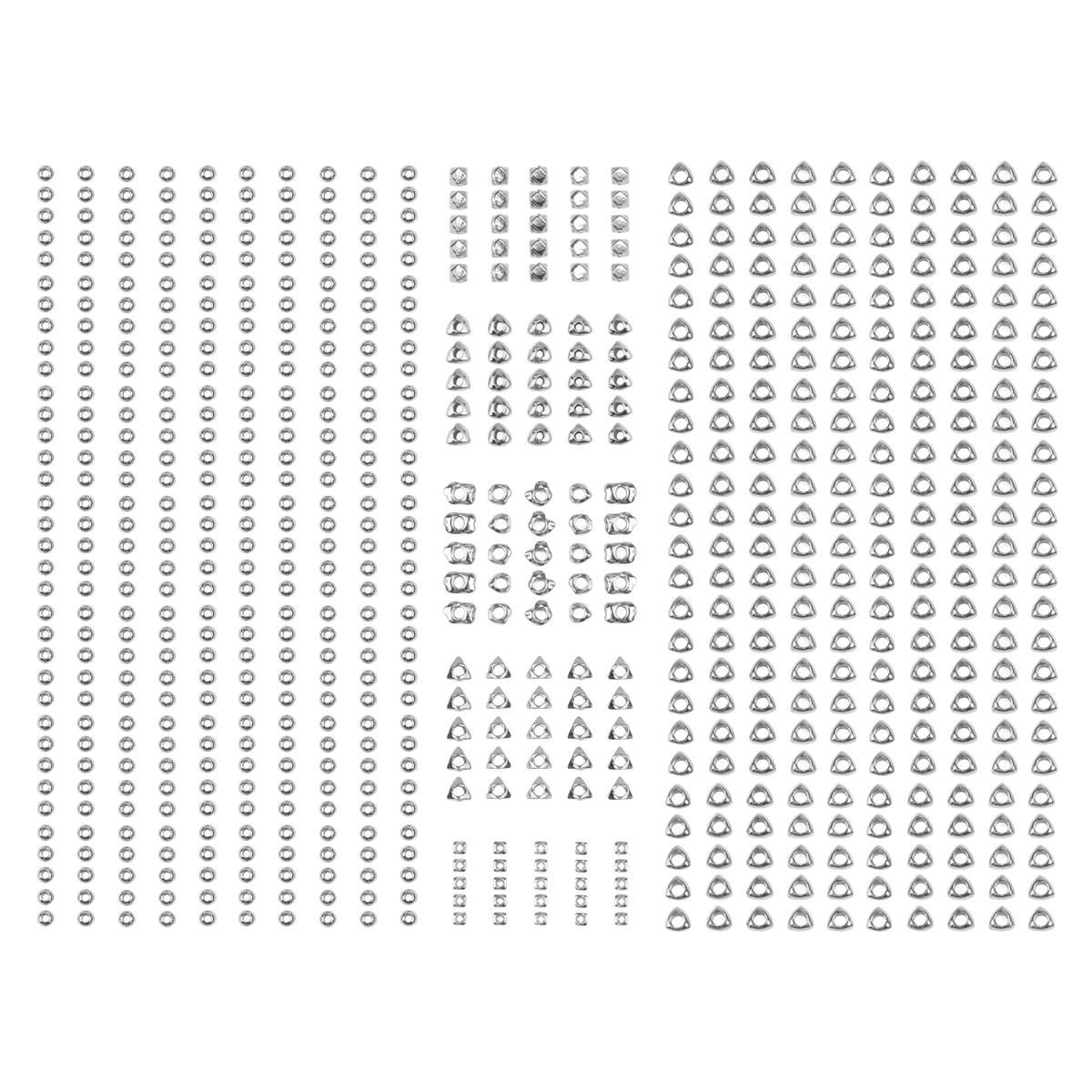 Mega Bundle Closeout 925 Sterling Silver Spacer Beads, 400pcs (7