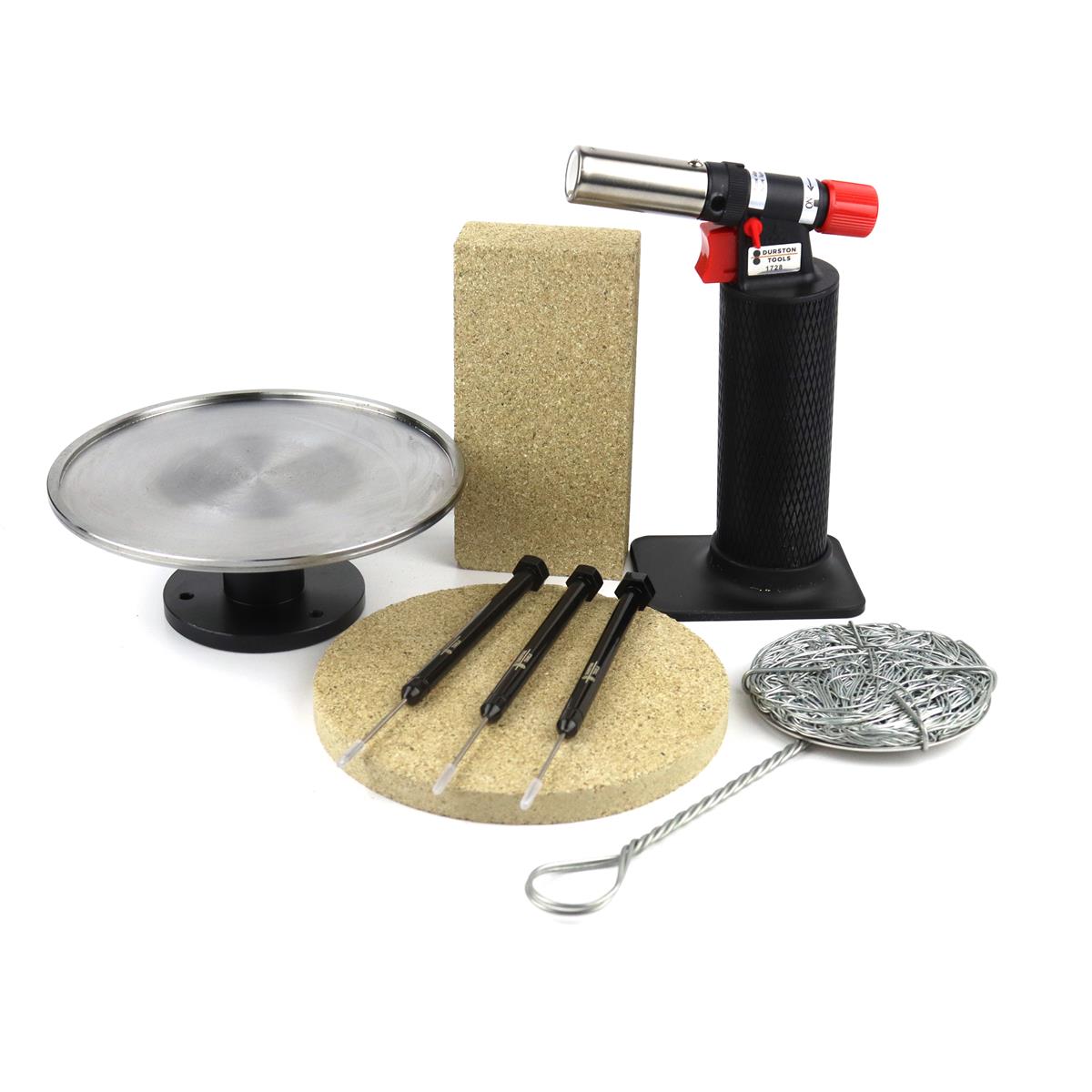 Durston Soldering Bundle including Blow Torch, Turntable, Probes, Board