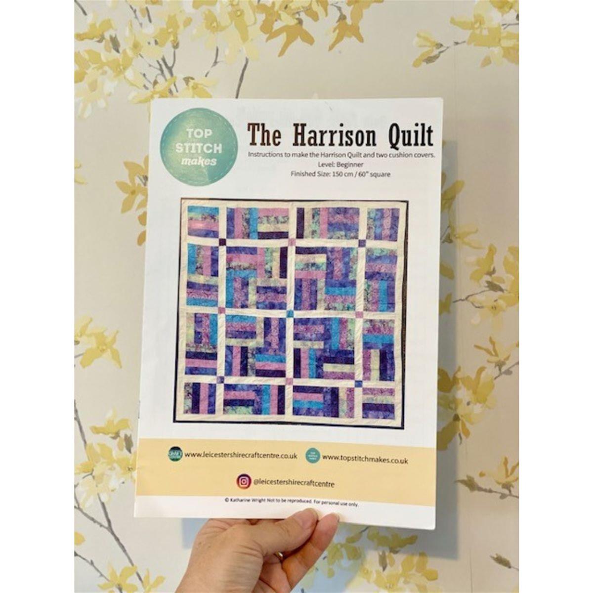 Leicestershire Craft Centre The Harrison Quilt Instructions SewingStreet