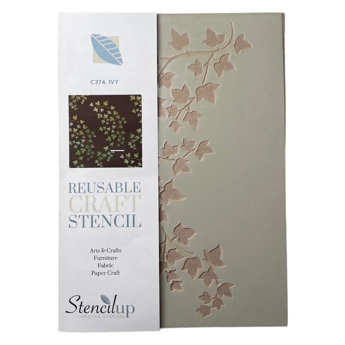 Stencil Up Ivy A5 stencil, Adhesive backed stencil HobbyMaker