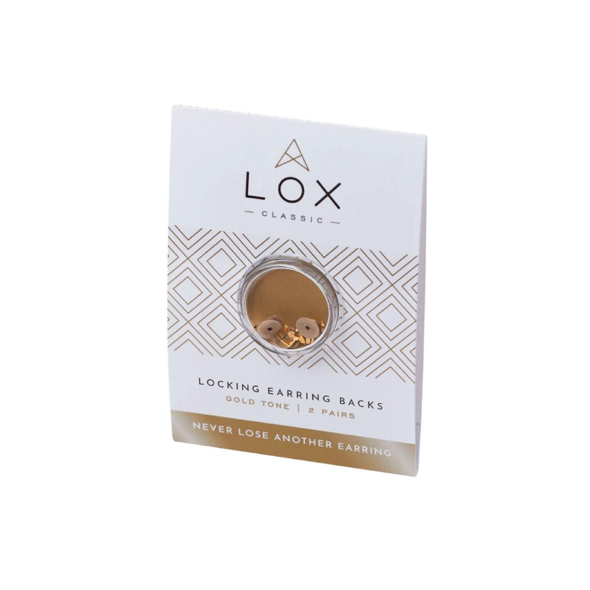 LOX Rose Gold Earrings Backs - Secure, Locking and Lifting