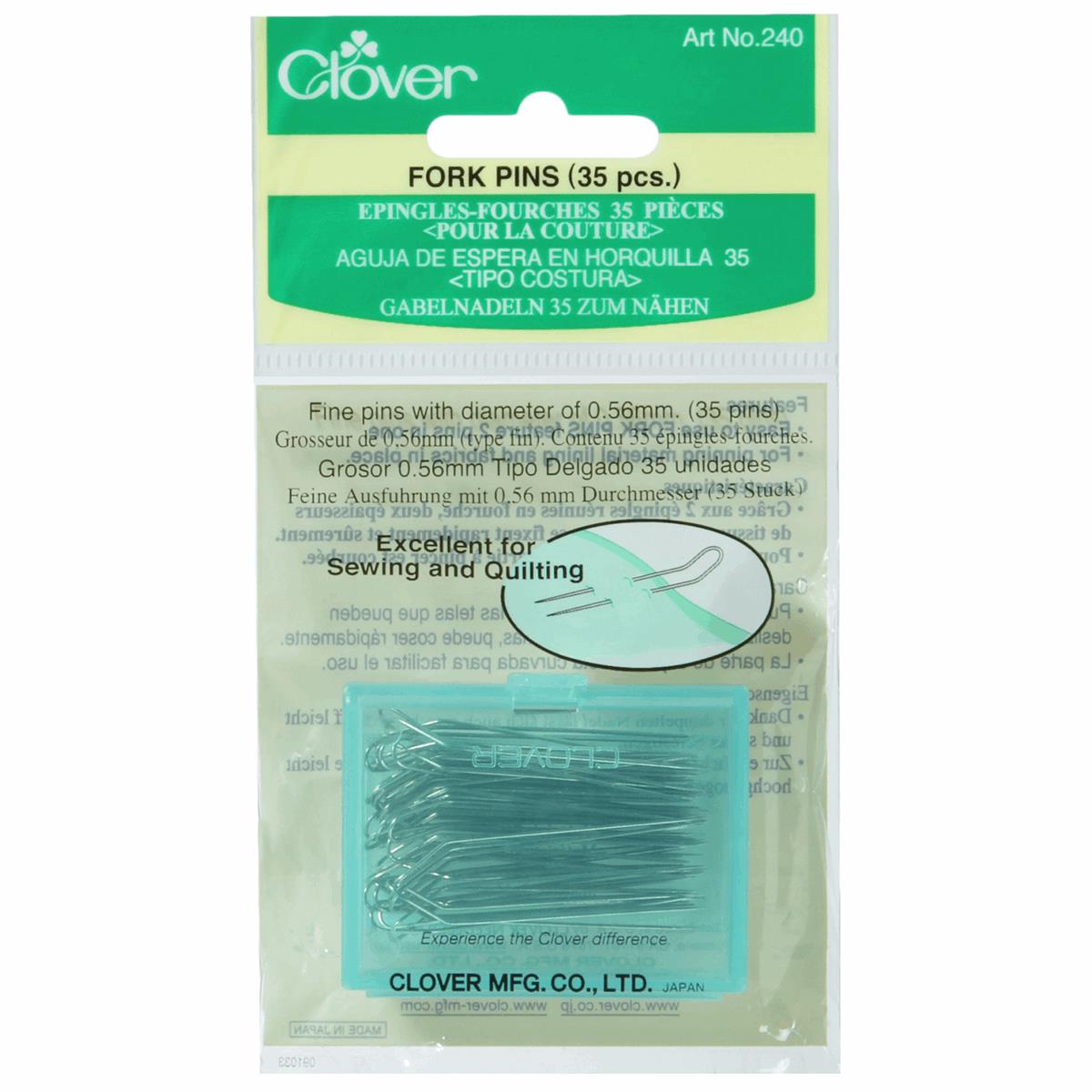 Clover Fork Pins - 35 Per Pack | SewingStreet