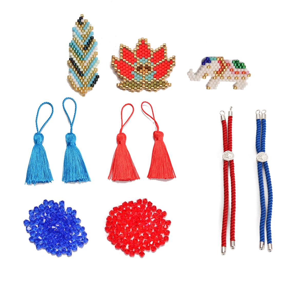 Red Beads and Charms, Red Jewelry Supplies