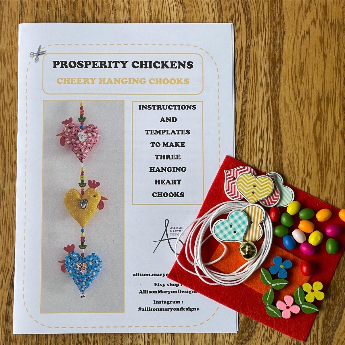 Allison Maryon's Prosperity Chickens Instructions including Bead Pack ...