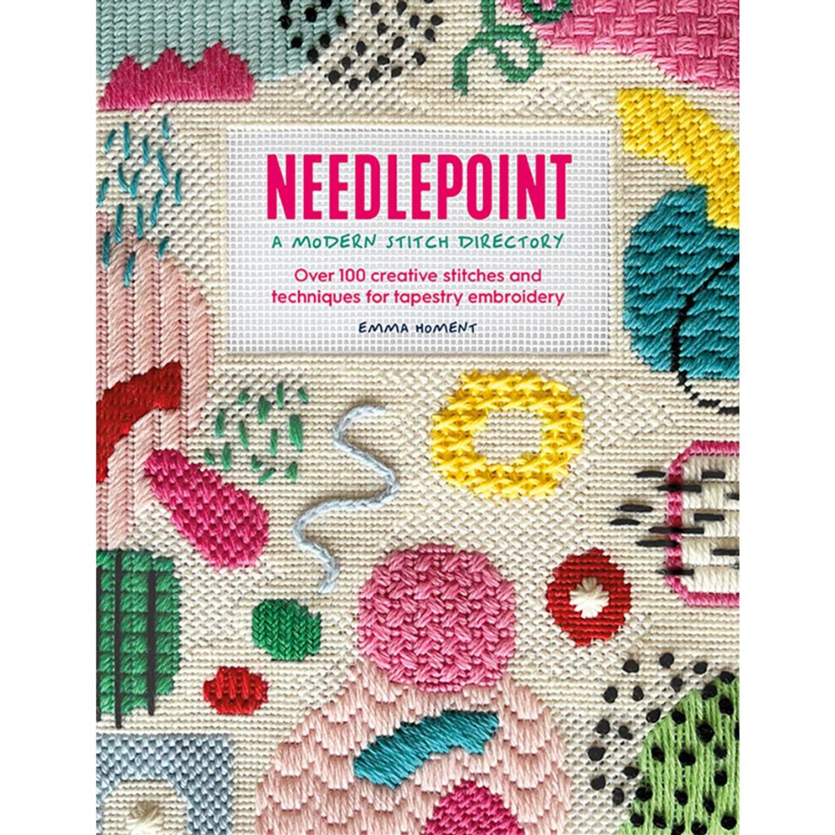 Needlepoint: A Modern Stitch Directory Book by Emma Homent | SewingStreet