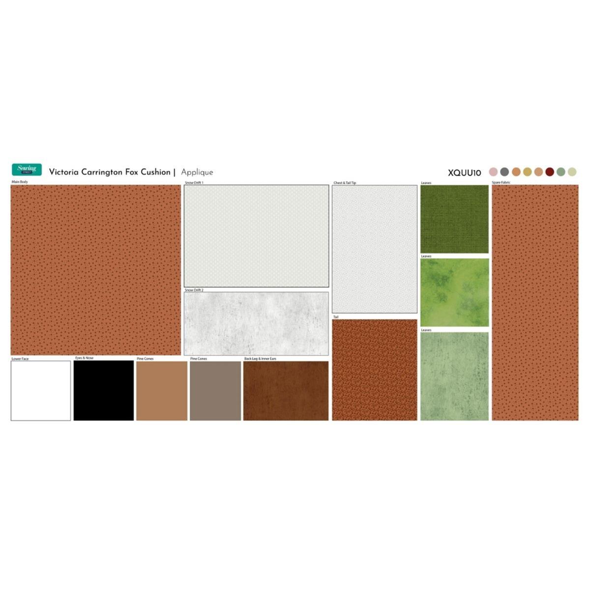 Victoria Carrington's Fox Applique Printed Panel (70 x 60cm) SewingStreet