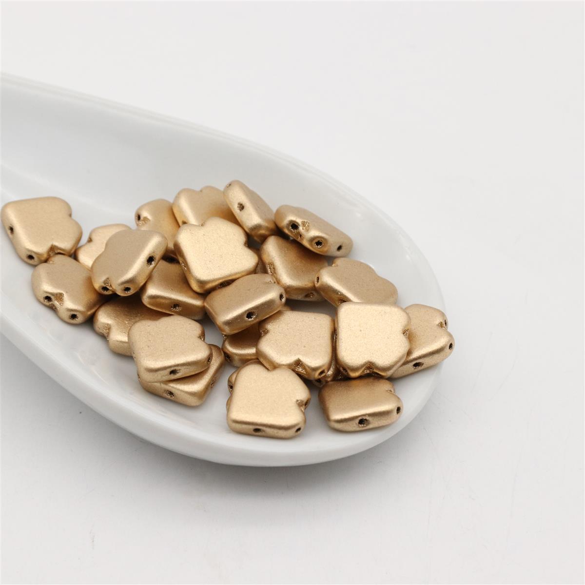 Jewellery Maker Czech Dart Beads by Mark Smith Aztec Gold (25pcs