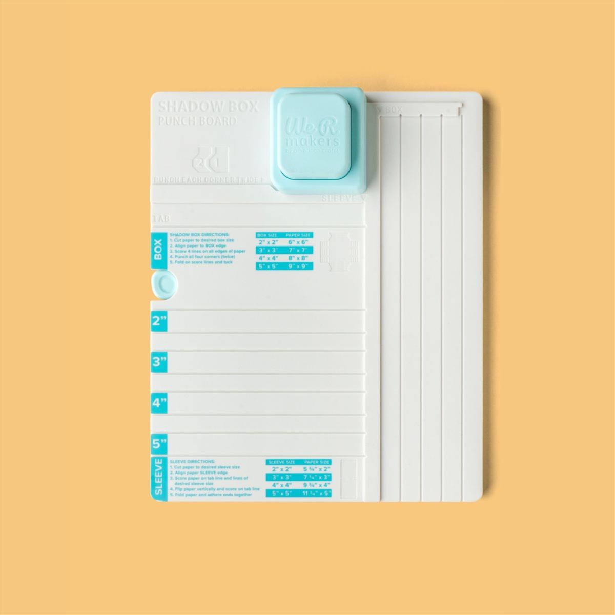 We r makers shadow box punch board hobbymaker
