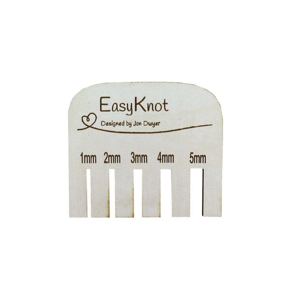 Easyknot Pearl and Bead Knotting Comb by Jan Dwyer 
