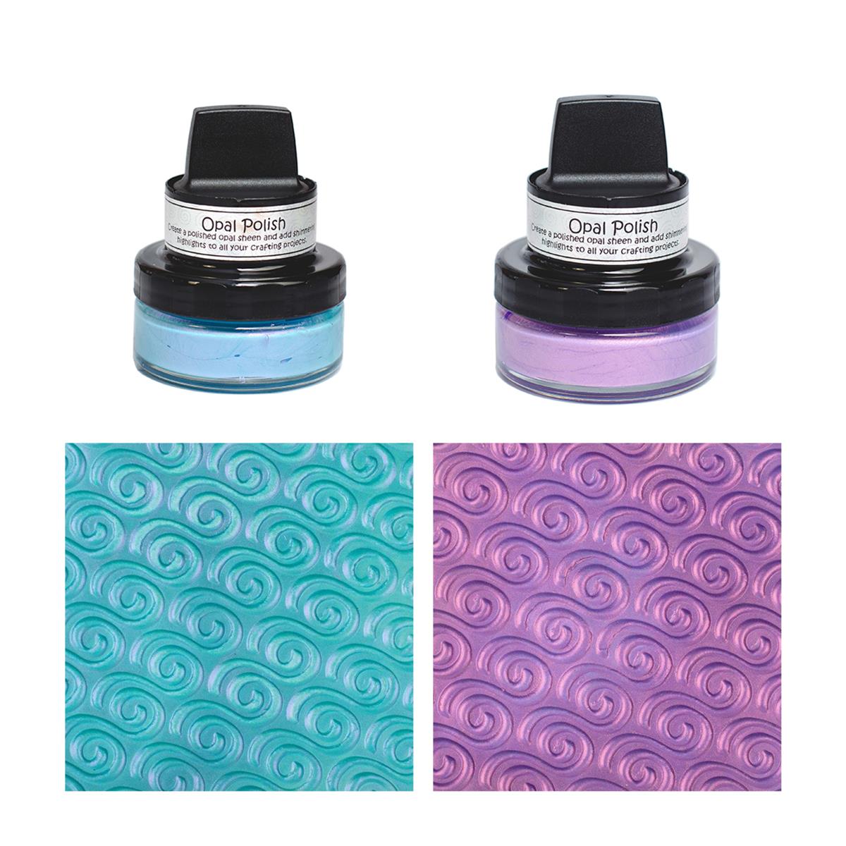 Cosmic Shimmer Opal Polish Purply Blues Set HobbyMaker