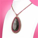 Purple Labradorite Cabochon & Seed Bead Project With Downloadable Instructions By Rachel Smith 