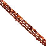 Champagne Gold Plated Copper Wire, Chips & Nuggets, Carnelian & Red Jasper Project With Downloadable