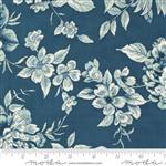 Moda Sandalwood Florals Indigo Extra Wide Backing Fabric 0.5m (274cm)