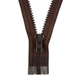 Opti Open End Sport Zip  Dark Brown 50cm (20