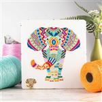 Meloca Designs Mandala Elephant Counted Cross Stitch Kit