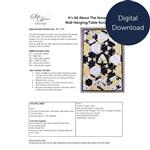 Suzie Duncan It's All About The Honey Wall Hanging Instructions - Digital Download
