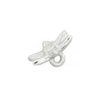 Gemstone Garden By Natalie Patten: 925 Sterling Silver Daffodil Bead, Approx 11mm with Aquamarine - March