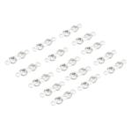 925 Sterling Silver Calotte Covers, Approx 3mm, 15pcs