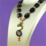 Tiger Ebony Wood Twisted Round Bead, Approx 25x4.5mm, 40cm Strand