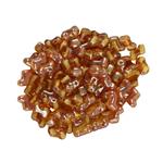 Czech Zorro Beads- Topaz Dark Apricot, 5x6mm (100pcs)