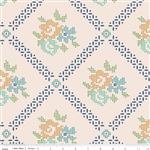 Riley Blake Lori Holt Mercantile Collection Adore Blues Extra Wide Fabric 0.5m (274cm)