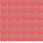 Riley Blake You & Me Collection Hearts Red Fabric 0.5m 