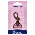 Gold & Bronze Bag Making Haberdashery Bundle: 2 Swivel Clips, 4 D Rings 25mm. Save Over 15%