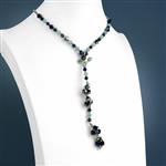 Silver Plated Base Metal, Multi Gemstone Faceted Rondelles & Plain Rounds,  Japanese Galvanized Green Seed Bead Project With Downloadable Instructions
