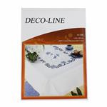 Beijer Cross Stitch Embroidery Tablecloth Kit Blue Flowers 130 x 160cm