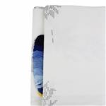 Beijer Cross Stitch Embroidery Tablecloth Kit Blue Flowers 130 x 160cm