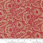 Moda French General Rouenneries Trois Jolie Florals Rouge Fabric 0.5m