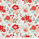 Riley Blake You & Me Collection Floral Mist Fabric 0.5m 