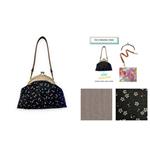 Sew Lisa Lams Safari Floribunda Bag Kit: Pattern, Trims & Fabrics - Japanese Flowers