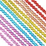 2000cts Haematite Plain Rounds Approx 6mm 36cm Strands - 2x Pink/Red/Purple/Bronze/Blue/Gold - Set of 12