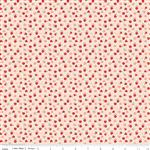 Riley Blake You & Me Collection Tossed Floral Pink Fabric 0.5m 