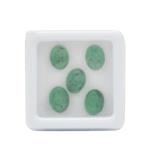 6cts Emerald Oval Cabochon Approx 6x8mm (Set of 5)