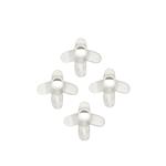 925 Sterling Silver, Silver Bead Caps Flower Petal, Approx 10x9mm, 4pcs