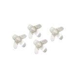 925 Sterling Silver, Silver Bead Caps Flower Petal, Approx 10x9mm, 4pcs