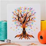 Meloca Designs Mandala Tree Counted Cross Stitch Kit