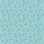 Riley Blake Melody Collection Vines Aqua Fabric 0.5m
