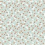 Poppie Cotton House And Home Cicely Green Fabric 0.5m