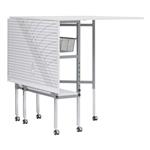 Sewing Online Adjustable Cutting Table with Printed Grid Top & Storage 