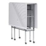 Sewing Online Adjustable Cutting Table with Printed Grid Top & Storage 